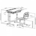 Комплект парта и стул T7